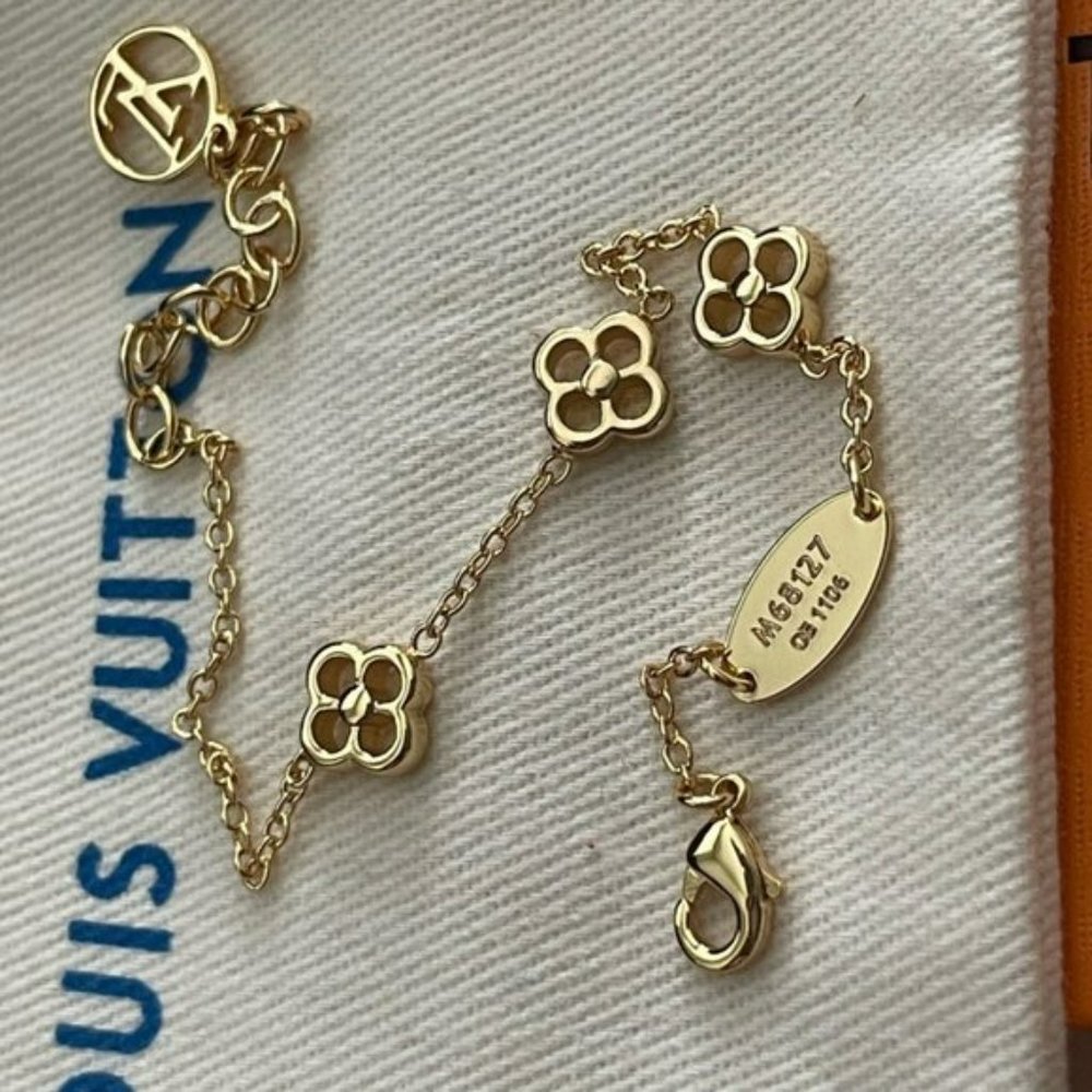 Authentic Louis Vuitton Flower Bracelet - Picture 2 of 9